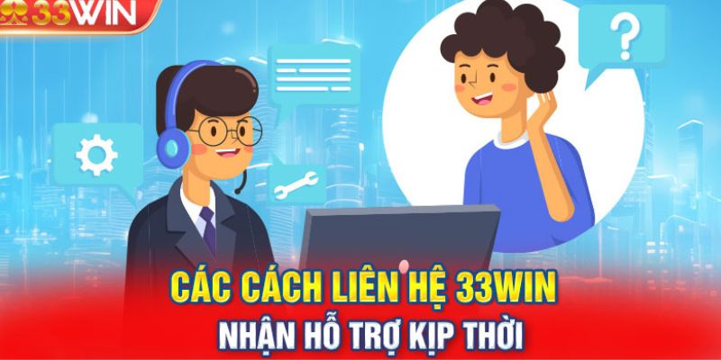 Giới thiệu các kênh liên hệ 33win chăm sóc khách hàng